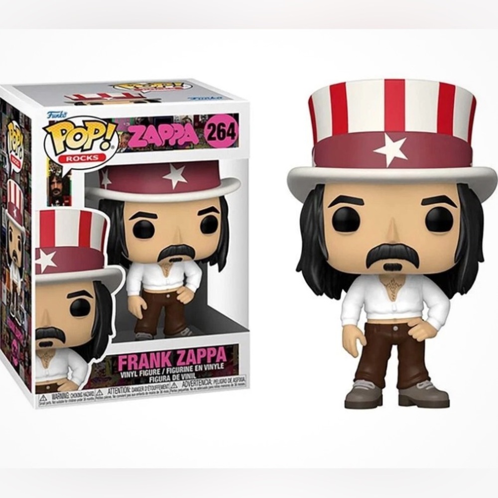 Funko Pop! Rocks, Frank Zappa‎ Rock Musician Vinyl Figure # (264)